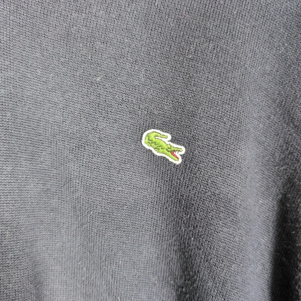Lacoste Men's Long Sleeve V Neck 100% Cotton Blue Sweater Sz 7 (XXL)